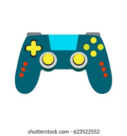 Isolated joystick on a white background, Vector illustration