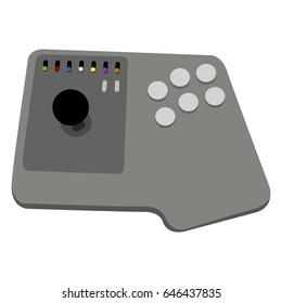 Isolated joystick on a white background, Vector illustration