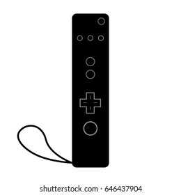 Isolated joystick on a white background, Vector illustration