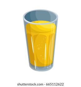 isolated juice glass