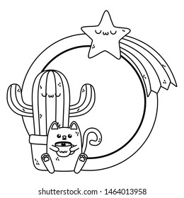 Isolated kawaii cartoon design vector illustration