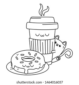 Isolated kawaii cartoon design vector illustration