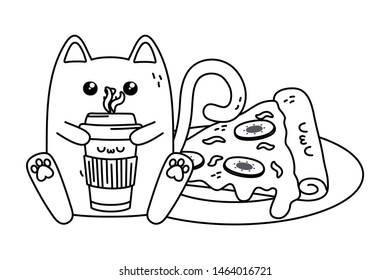 Isolated kawaii cartoon design vector illustration