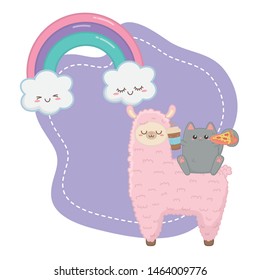Isolated kawaii cartoons design vector illustration