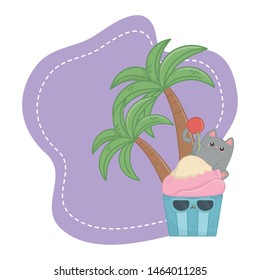 Isolated kawaii cartoons design vector illustration