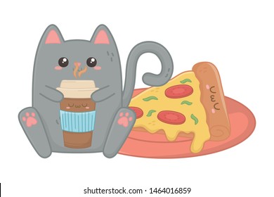 Isolated kawaii cartoons design vector illustration