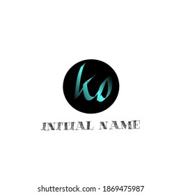 Einzeln KD Premium Gradation Letter Logo. Universelles Symbol, Vektordesign-Vektorgrafik für Unternehmen und Unternehmen