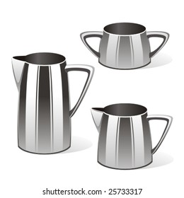 isolated kettles