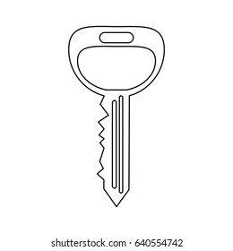 isolated key icon image 