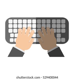 Isolated keyboard device design