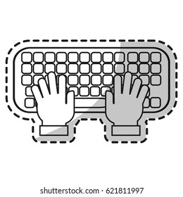 Isolated keyboard device design