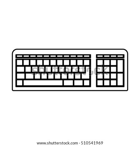 Isolated keyboard device design