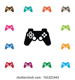 Isolated Keypad Icon. Gadget Vector Element Can Be Used For Console, Gadget, Keypad Design Concept.