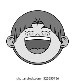 Isolated kid cartoon design