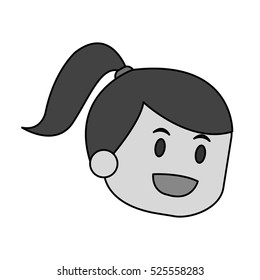 Isolated kid cartoon design