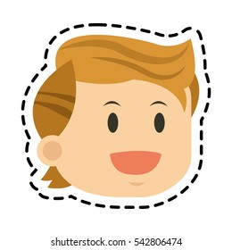 Isolated kid cartoon design