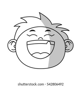 Isolated kid cartoon design