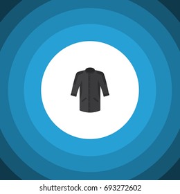 Isolated Kimono Flat Icon. Uniform Vector Element Can Be Used For Kimono, Uniform, Clothes Design Concept.
