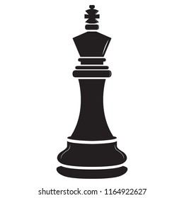 Isolated King Chess Piece Icon