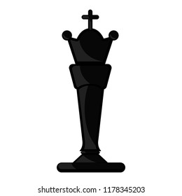 Isolated king chess piece icon