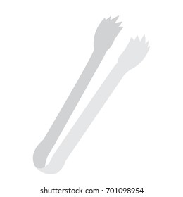 Isolated kitchen clamps on a white background, Vector illustration