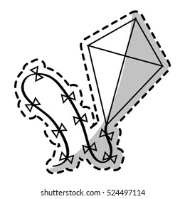 Isolated kite toy design