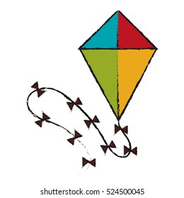 Isolated kite toy design