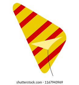 Isolated kite toy icon. Vector illustration design