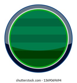Isolated label with a soccer field. Vector illustration design