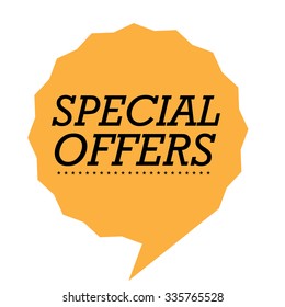 Isolated label with text and discounts for black friday