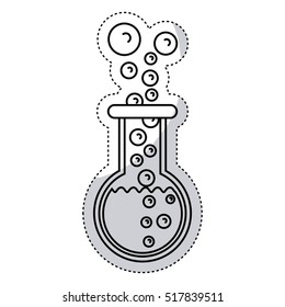Isolated laboratory flask design