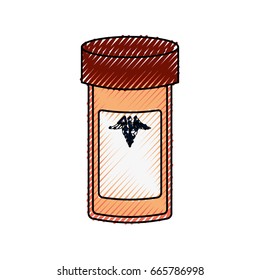 isolated laboratory test bottle