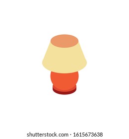 Isolated lamp design, Home object light electric device power electricity tool and instrument theme Vector illustration