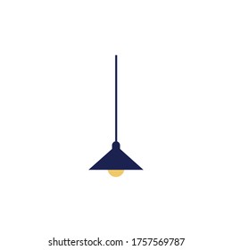 Isolated lamp design, Home object light electric device power electricity tool and instrument theme Vector illustration