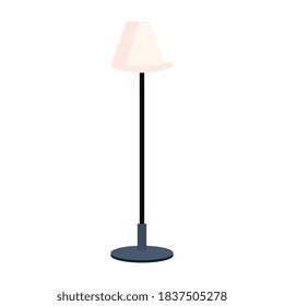 Isolated lamp design, Home object light electric device power electricity tool and instrument theme Vector illustration