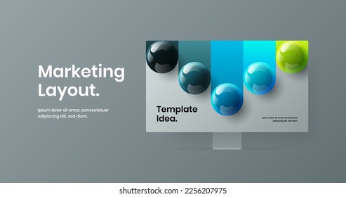 Isolated landing page vector design concept. Colorful desktop mockup site screen illustration.