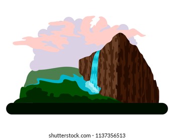 Isolated landscape image