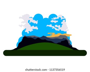 Isolated landscape image
