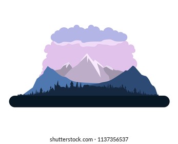 Isolated landscape image