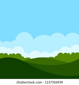 Isolated landscape image