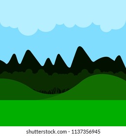 Isolated landscape image