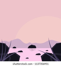 Isolated landscape image
