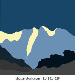 Isolated landscape image