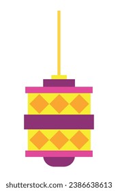 Isolated lantern icon Flat design Vector