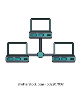 Isolated laptop and data base design