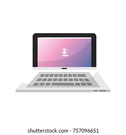 Isolated laptop design