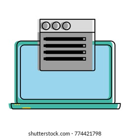 Isolated laptop design