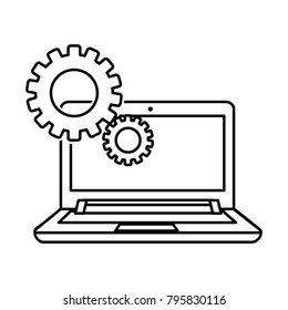 Isolated laptop design