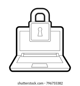 Isolated laptop design