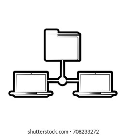 Isolated laptop and file design